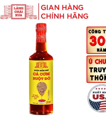[Chai 500ml] Nước mắm nhỉ cá cơm ruột đỏ