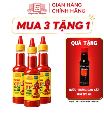 [Combo 3 chai 270g] Tương ớt