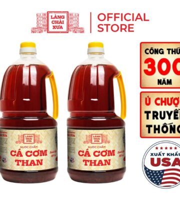 [Combo2 chai 2 lít] Nước chấm cá cơm than