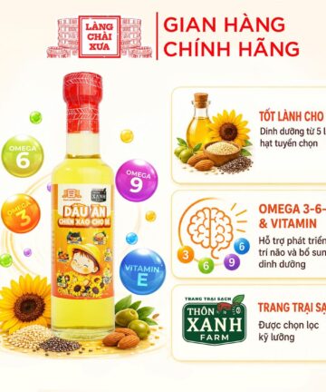 Dầu chiên xào nguyên chất làng chài xưa