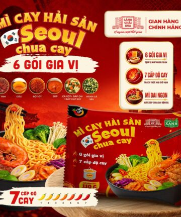 Mì cay hải sản seoul