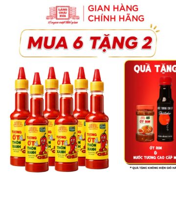 [Thùng 6 chai 270g] Tương ớt