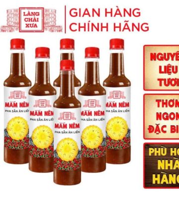 [Thùng 6 chai 650g] Mắm nên pha sẵn