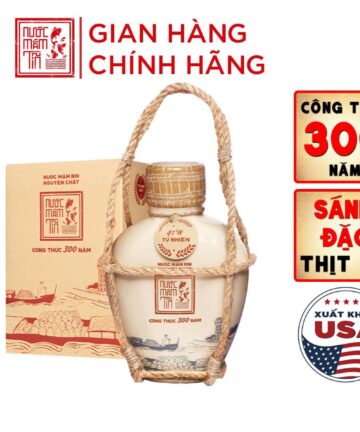 [Bình 500ml] Nước mắm tĩn nhãn xưa