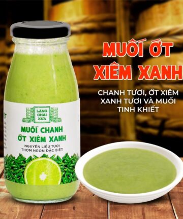 [Chai 300g] Muối chanh ớt xiêm xanh
