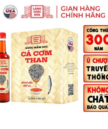 [Chai 525ml] Nước mắm nhỉ cá cơm than