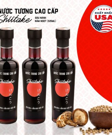 [Combo 3 chai 250ml] Nước tương Shiitake