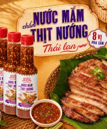 [Combo 3 chai 310ml] Nước mắm chấm thịt nướng