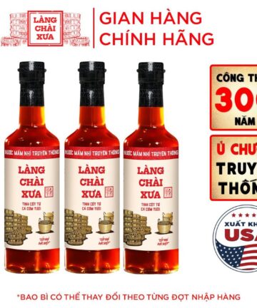 [Combo 3 chai 500ml] Nước mắm nhỉ nhãn đỏ