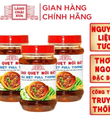 [Combo 3 hủ 250g] Kho quẹt nồi đất
