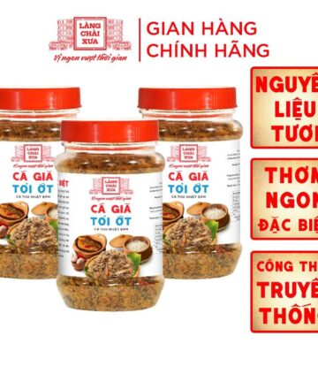 [Combo 3 hủ 90g] Cá giã tỏi ớt