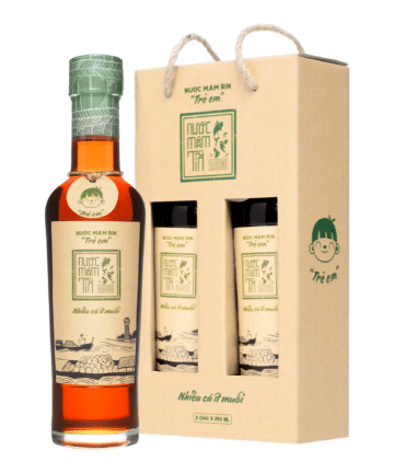 [Hộp 2 chai 250ml] Nước mắm Tĩn cho bé ăn dặm