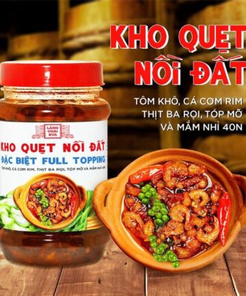 [Hủ 250g] Kho quẹt nồi đất