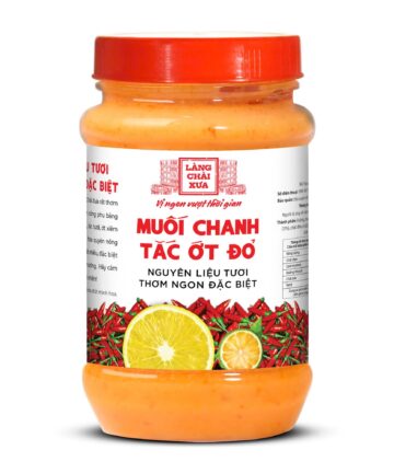 [Hủ 260g] Muối ớt đỏ chanh tắc