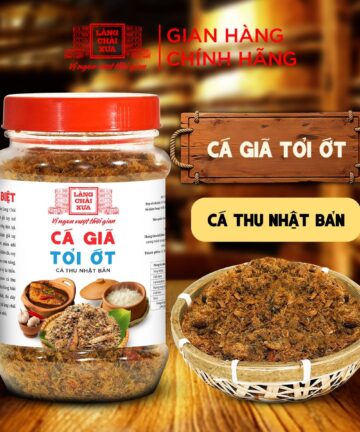 [Hủ 90g] Cá giã tỏi ớt