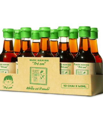[Lốc 10 chai 60ml] Nước mắm Tĩn cho bé ăn dặm