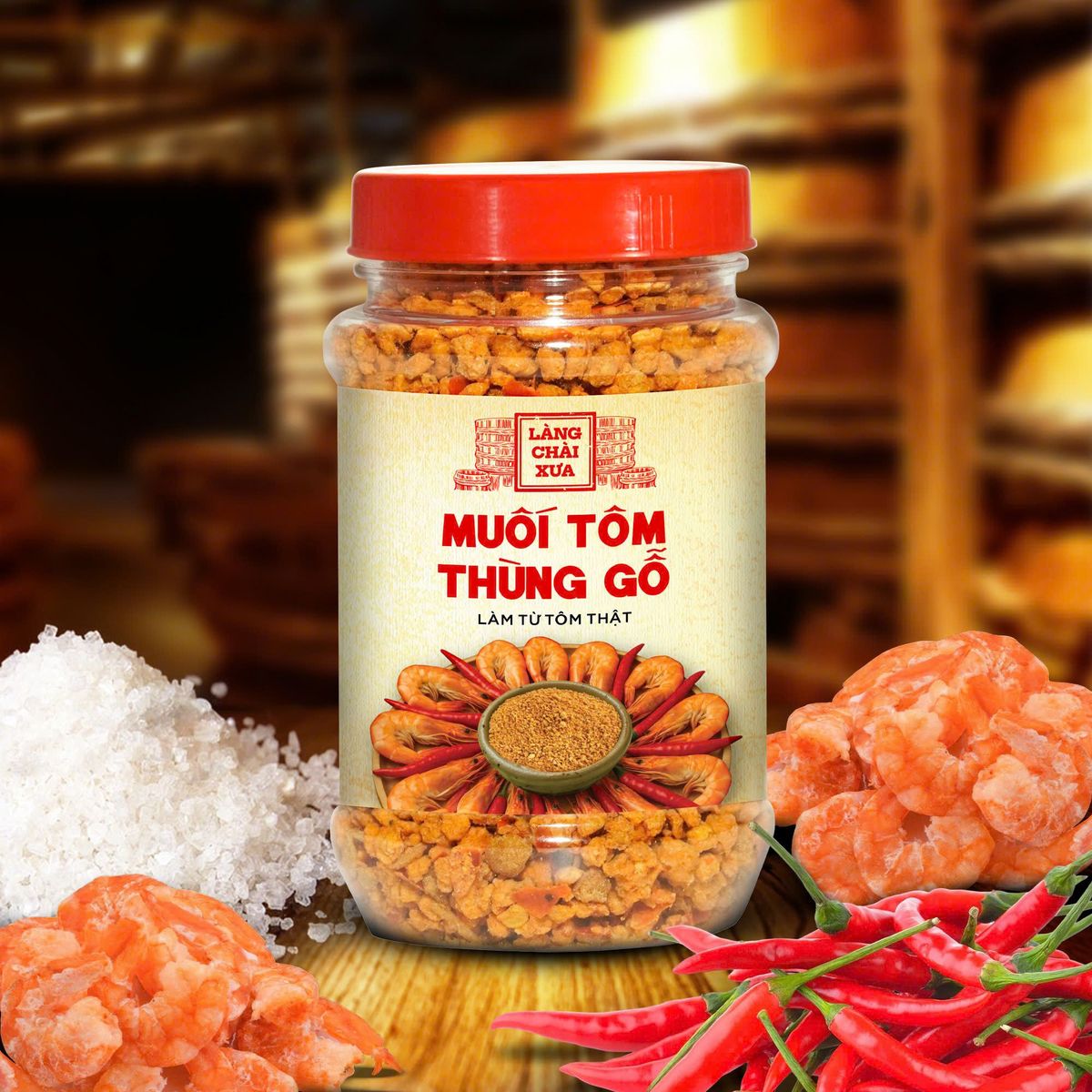 Muối tôm gỗ