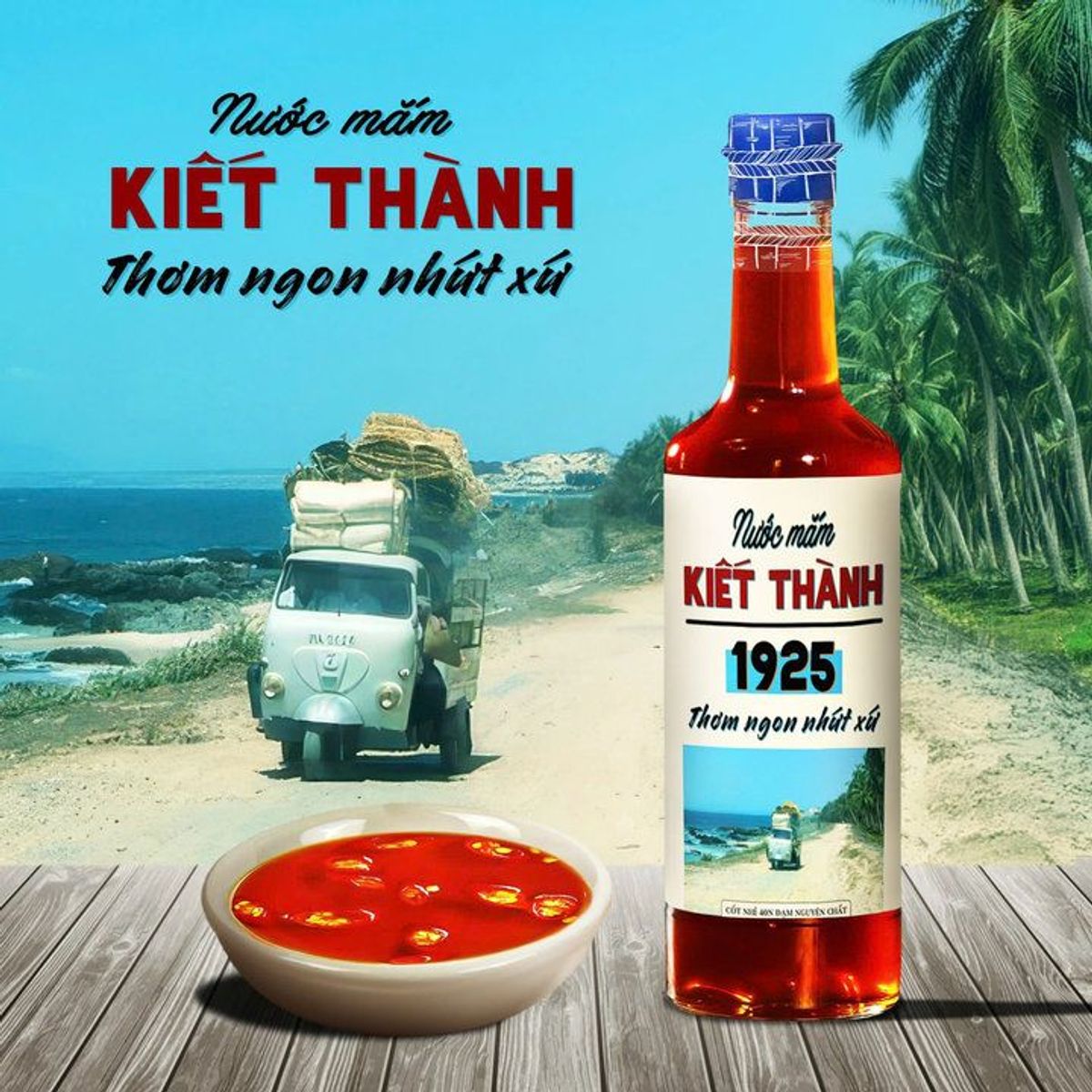 Nước mắm kiết thành 40n - 500ml