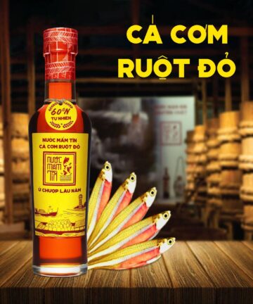 Nước mắm tĩn cá cơm ruột đỏ 60n